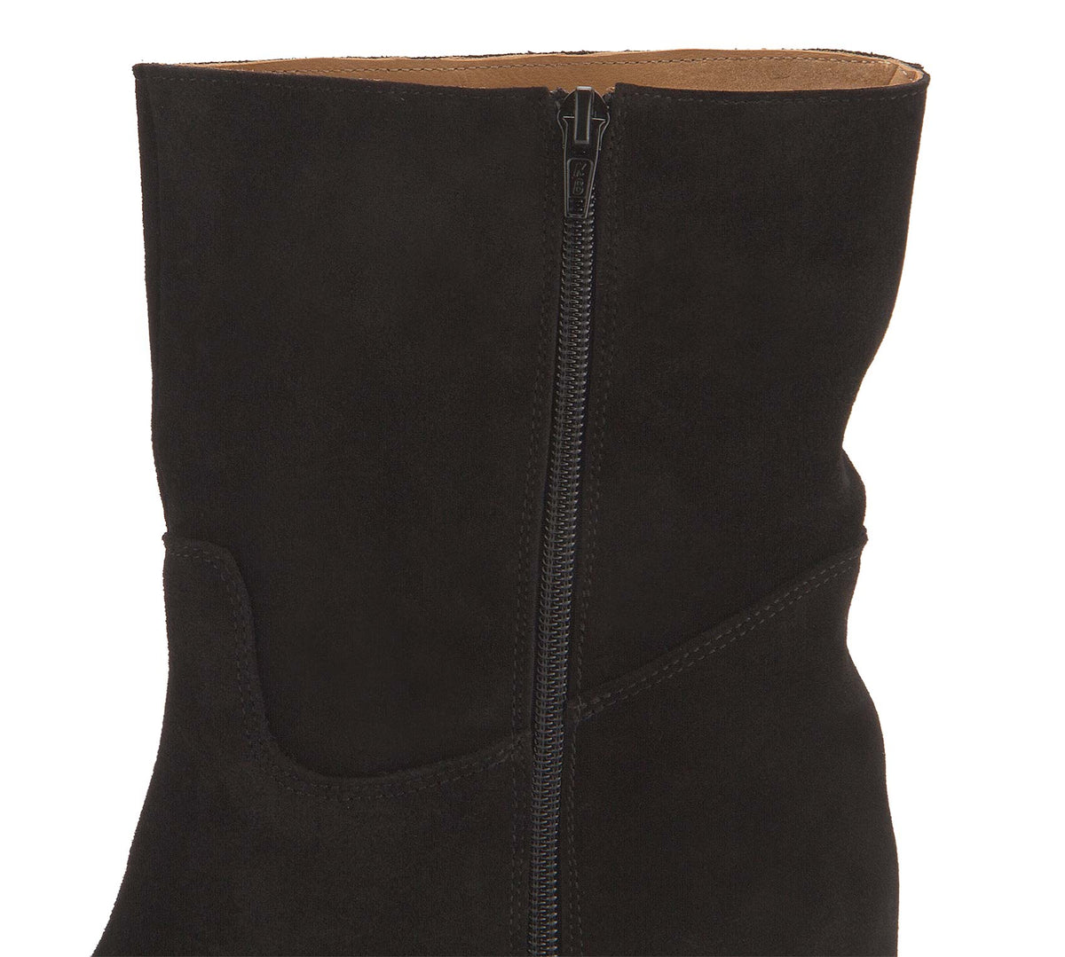 Stiefeletten in Schwarz Rauhleder, Detailansicht 2, Artikel 2603-26