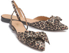 Sling-Ballerinas in Leopardenoptik mit großer Schleife, Paaransicht