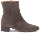 Stiefelette Taupe Rauhleder – Seitenansicht
