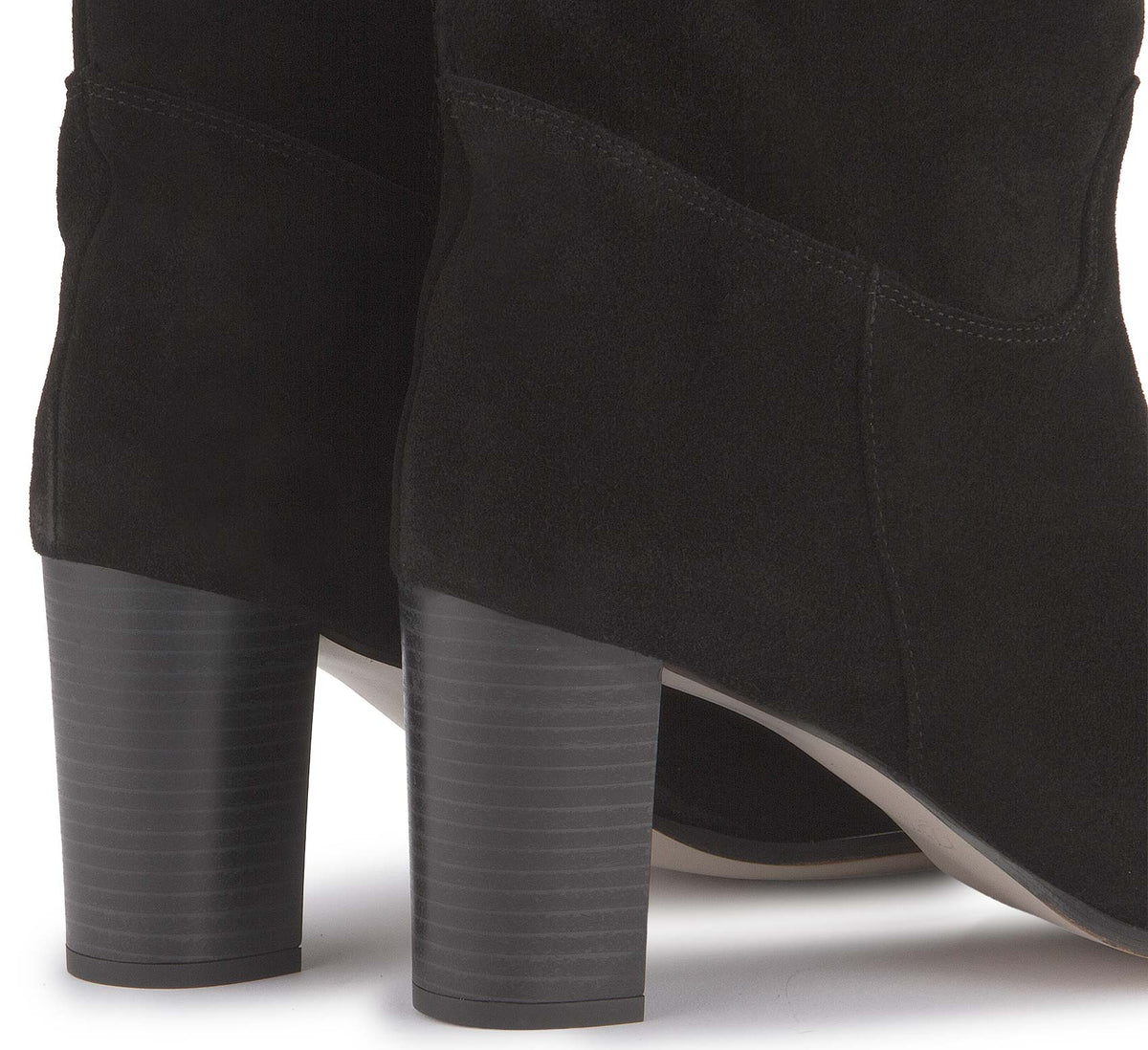 Stiefeletten in Schwarz Rauhleder, Detailansicht 3, Artikel 2603-26