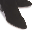 Stiefeletten in Schwarz Rauhleder, Detailansicht, Artikel 2603-26
