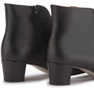 Stiefeletten in Schwarz Glattleder, Detailansicht, Artikel 2604-26