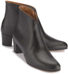 Stiefeletten in Schwarz Glattleder, Paaransicht, Artikel 2604-26