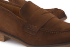 Loafer in Braun Rauhleder, Detailansicht, Artikel 2608-26