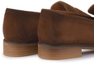 Loafer in Braun Rauhleder, Detailansicht, Artikel 2608-26