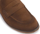 Loafer in Braun Rauhleder, Detailansicht, Artikel 2608-26