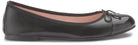 Schwarzer Ballerina 2705-15 mit flachem Absatz, Seitenansicht
