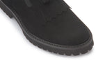 Detailansicht des schwarzen Slippers 3330-25
