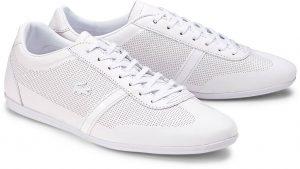 Sneaker in Pure White Lacoste Sneaker Übergröße 107-16