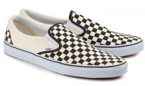 Vans Classic Slip-On Sneaker Übergröße weiß-schwarz 371-26