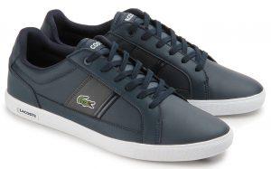 Lacoste Sneaker Glattleder Dunkelblau Übergröße 081-26