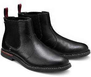 Timberland Chelsea-Boots Leder schwarz Herrenschuhe Übergröße 151-26
