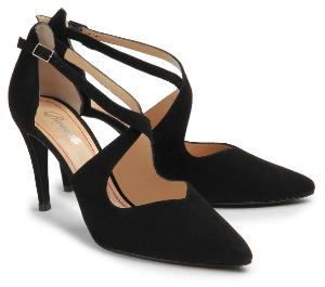 Pumps in Groesse 45 Riemchen Schwarz