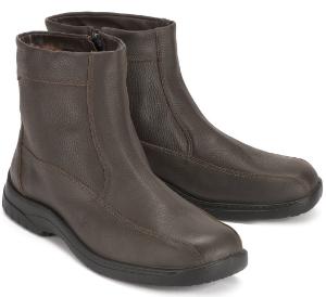 Jomos Boots Herren Kurzstiefel Uebergroesse braun Lammfellfutter