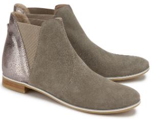 Italienische Sommer Chelsea-Stiefeletten in Uebergroessen Beige