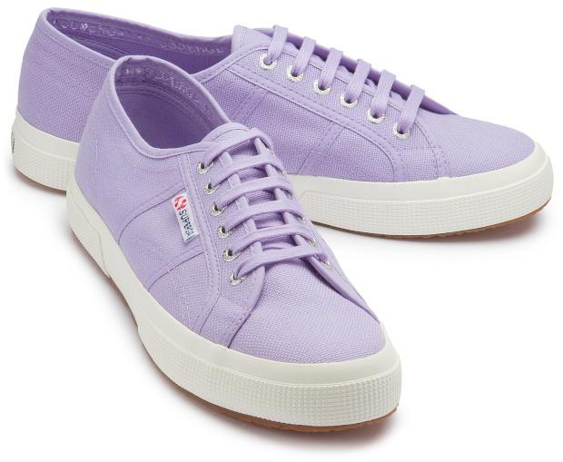 Superga Sneaker in Übergrößen violett - bunte Sneaker für Damen