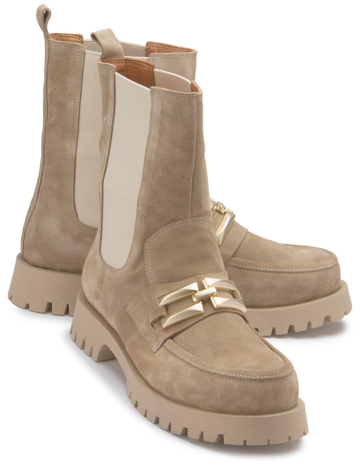 Miotti Chelsea Boot Chunky in Beige