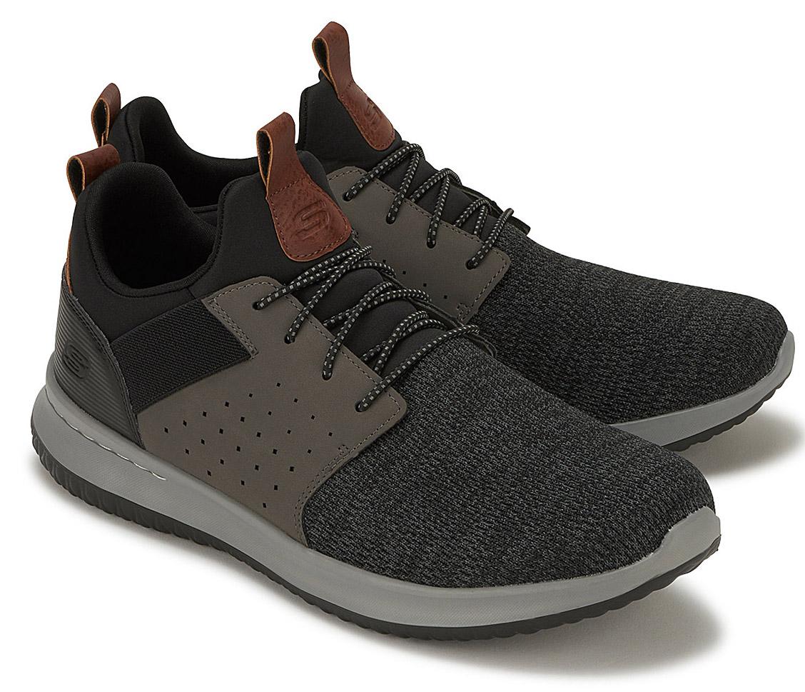 Skechers Sneaker in Übergrößen | Sportlich-bequemer, legerer Sneaker im Oxford-Stil zum Hineinschlüpfen Skechers Sneaker in Übergrößen