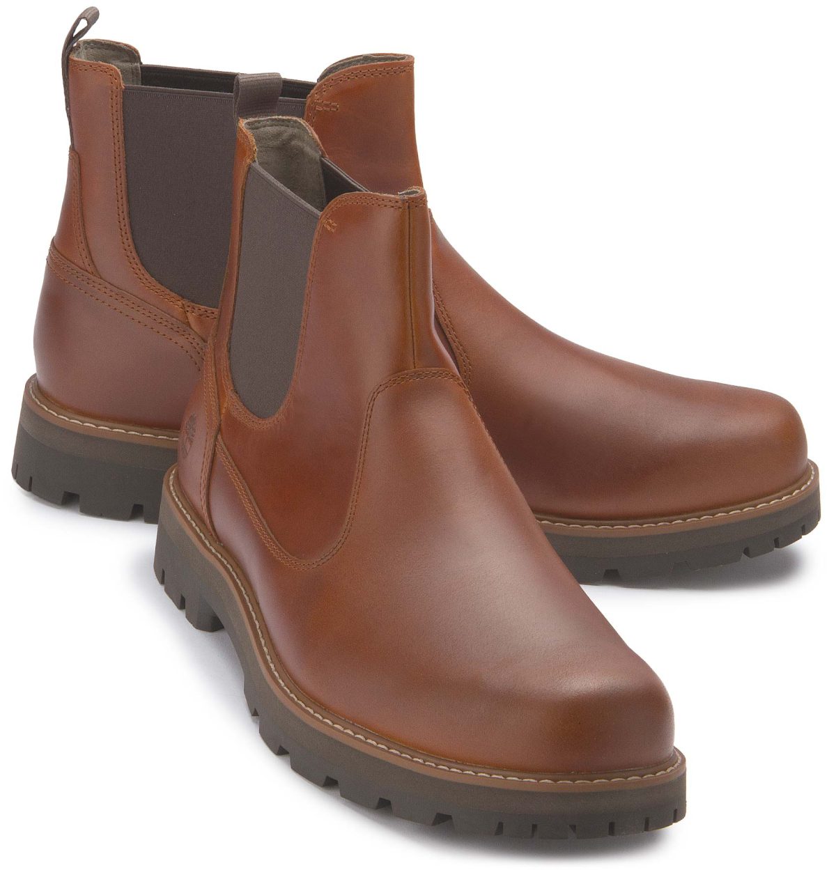 Braune Timberland Boots in Übergrößen