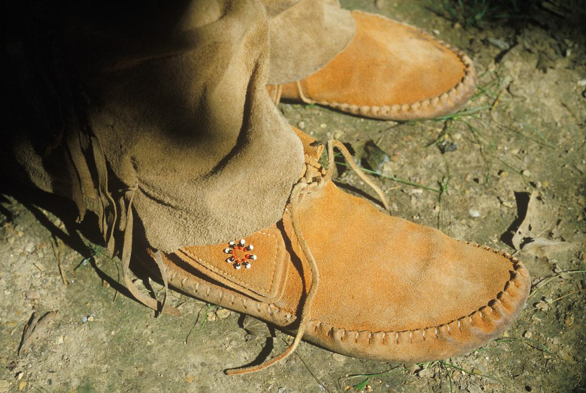 Traditionelle Mokassins