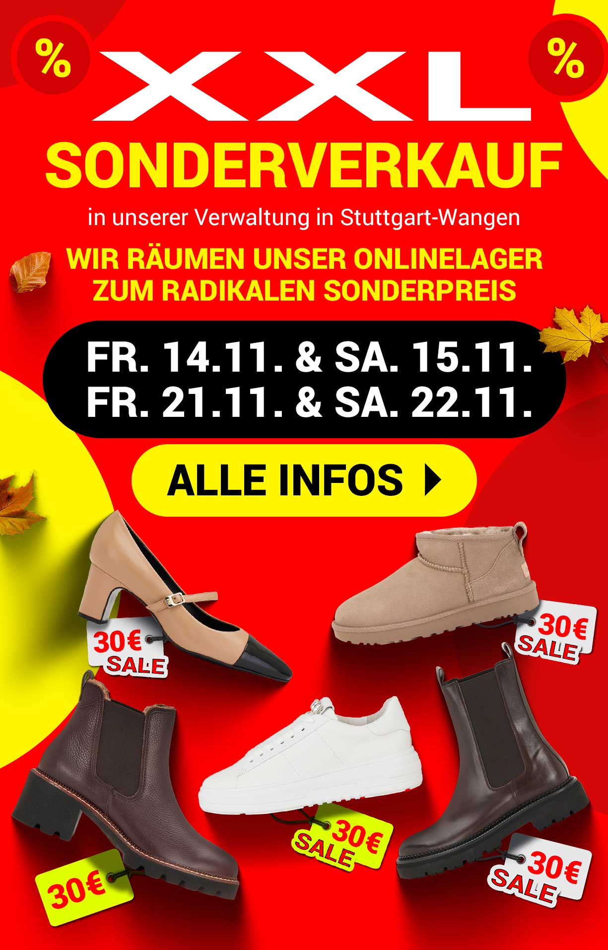 XXL Sonderverkauf Stuttgart Wangen