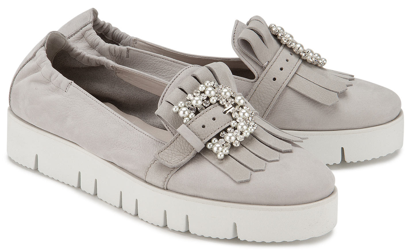 Damen Ballerinas Leder-Optik Flats Slippers Übergrößen Ballerina Slip