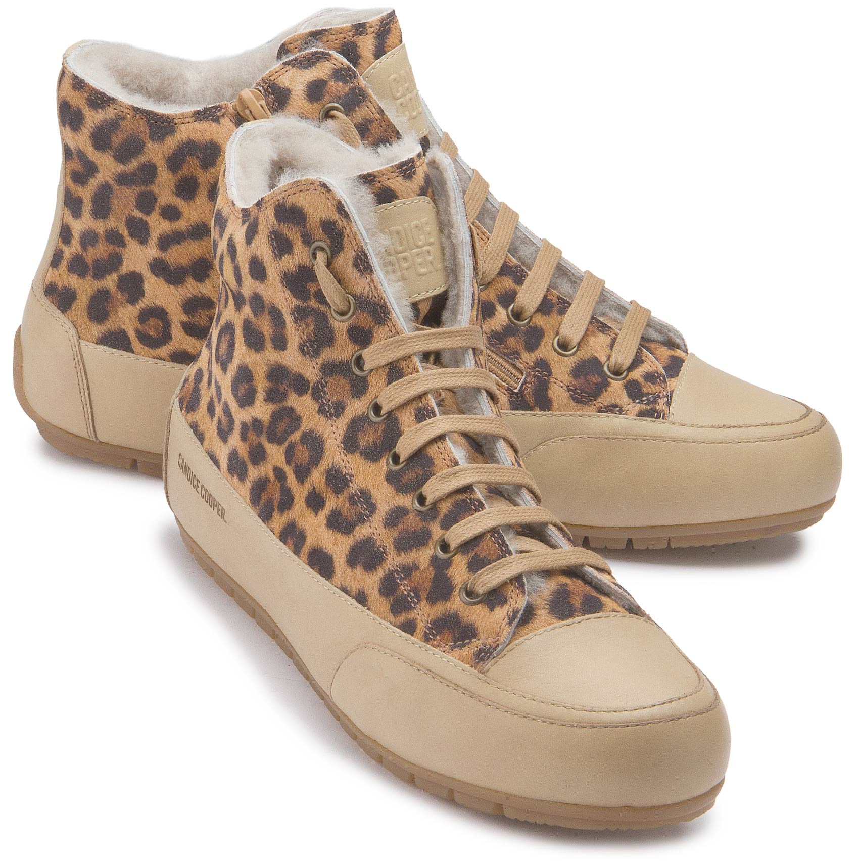 Candice Cooper high-top sneakers in undersizes: 4104-25